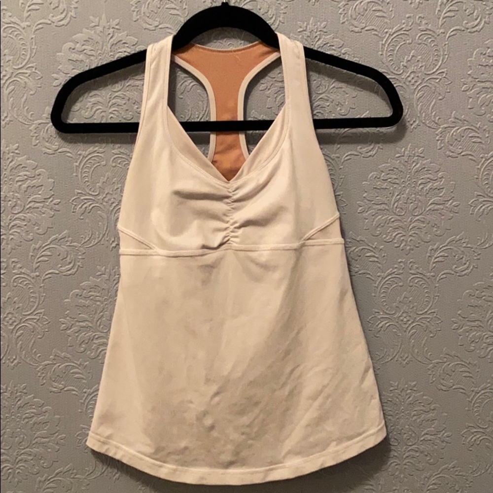 2/$20 Lululemon white tank